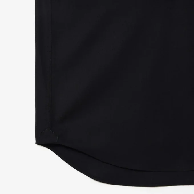 Camisa de algodón de manga corta y corte regular para hombre