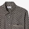 Camisa de algodón estampada de corte regular