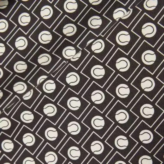 Camisa de algodón estampada de corte regular