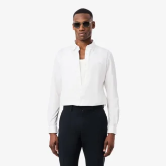 Camisa de corte entallado en mezcla de algodón The Blend