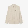 Camisa de franela a cuadros de corte regular para hombre