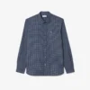 Camisa de franela a cuadros de corte regular para hombre