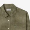 Camisa de franela a cuadros de corte regular para hombre