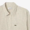 Camisa de franela a cuadros de corte regular para hombre