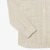Camisa de franela a cuadros de corte regular para hombre
