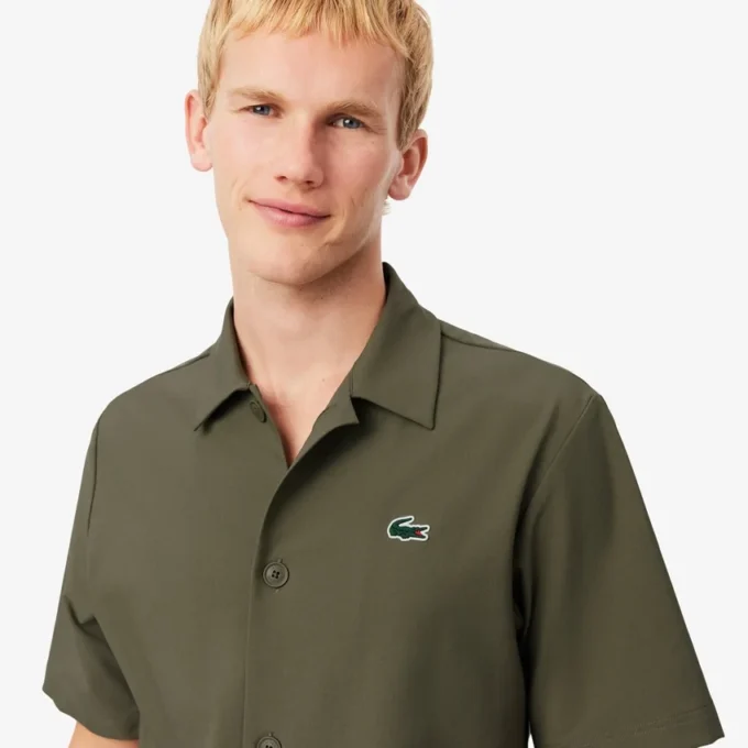 Camisa de golf elástica estampada Ultra Dry para hombre