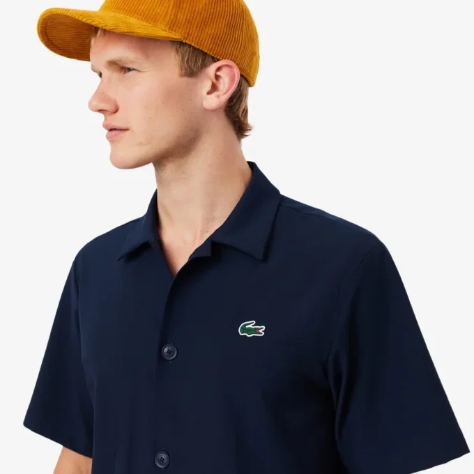 Camisa de golf elástica estampada Ultra Dry para hombre