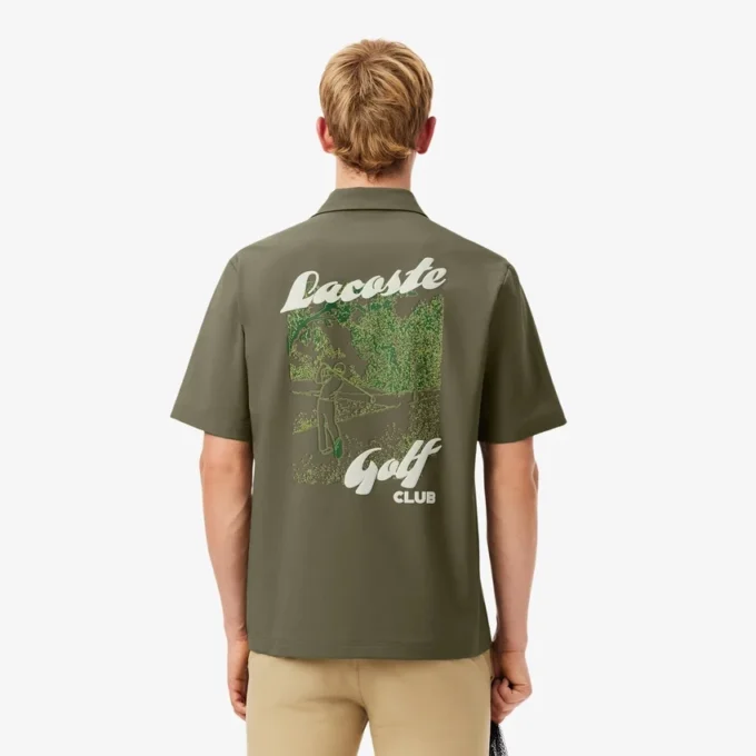 Camisa de golf elástica estampada Ultra Dry para hombre