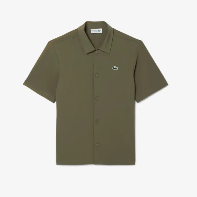 Camisa de golf elástica estampada Ultra Dry para hombre