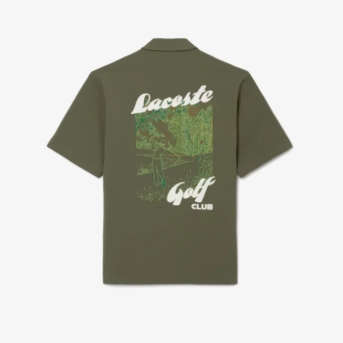 Camisa de golf elástica estampada Ultra Dry para hombre