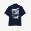 Camisa de golf elástica estampada Ultra Dry para hombre