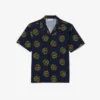 Camisa de golf para hombre de corte regular hawaiano con protección UV