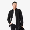 Camisa de hombre ajustada elástica con botones