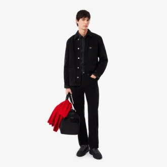 Camisa de hombre ajustada elástica con botones