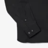 Camisa de hombre ajustada elástica con botones