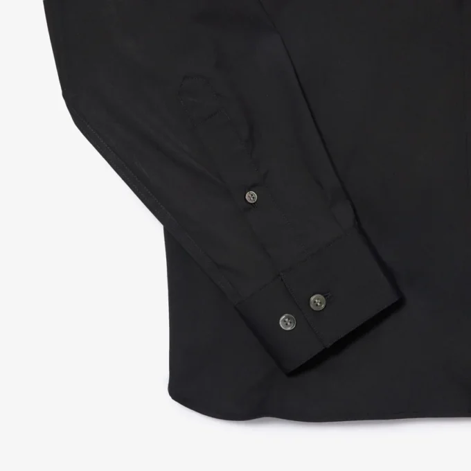 Camisa de hombre ajustada elástica con botones