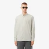 Camisa de hombre de corte regular a rayas con botones