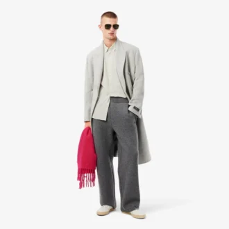 Camisa de hombre de corte regular a rayas con botones