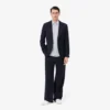 Camisa de hombre de corte regular a rayas con botones