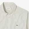 Camisa de hombre de corte regular a rayas con botones
