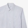Camisa de hombre de corte regular a rayas con botones