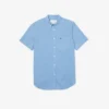 Camisa de hombre de corte regular con estampado de cuadros vichy