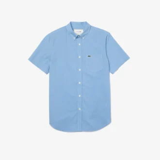 Camisa de hombre de corte regular con estampado de cuadros vichy