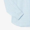 Camisa de hombre de corte regular con estampado de cuadros y tejido elástico