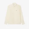 Camisa de lino a rayas de corte regular para hombre