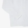 Camisa de lino a rayas de corte regular para hombre
