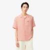 Camisa de lino de corte holgado