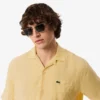 Camisa de lino de corte holgado