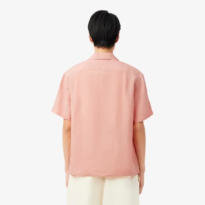 Camisa de lino de corte holgado