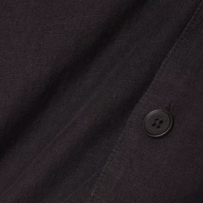 Camisa de lino de corte holgado