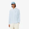 Camisa de lino de corte regular para hombre