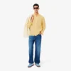 Camisa de lino de corte regular para hombre