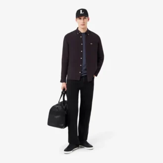 Camisa de lino de corte regular para hombre