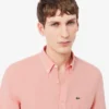 Camisa de lino de corte regular para hombre