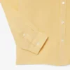 Camisa de lino de corte regular para hombre