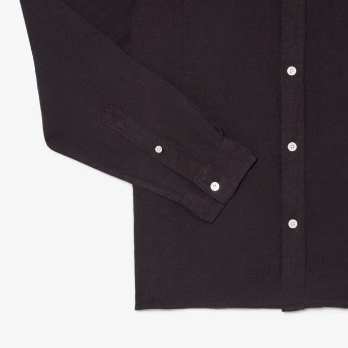 Camisa de lino de corte regular para hombre