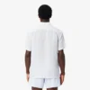 Camisa de lino de manga corta de corte regular para hombre