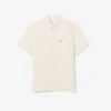 Camisa de lino de manga corta de corte regular para hombre