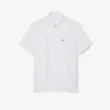 Camisa de lino de manga corta de corte regular para hombre