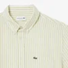 Camisa de lino de manga corta de corte regular para hombre