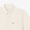 Camisa de lino de manga corta de corte regular para hombre