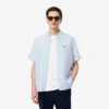 Camisa de lino de manga corta para hombre