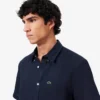 Camisa de lino de manga corta para hombre