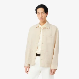 Camisa de lino mezclado