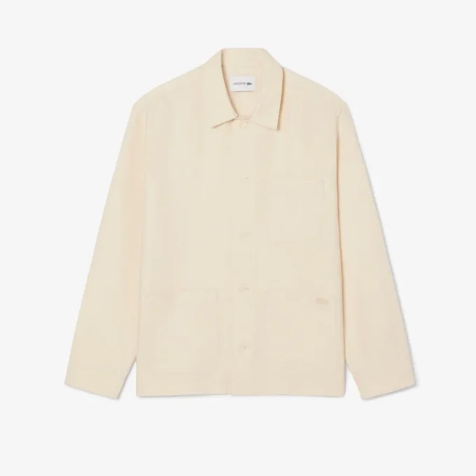 Camisa de lino mezclado