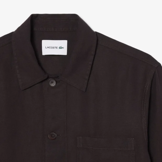 Camisa de lino mezclado